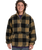 The Quiksilver Mens Mercury Woodlands Sherpa Fleece Jacket in Elmwood