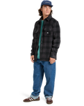 Bering Strait Check Shirt in Black Northsea Plaid