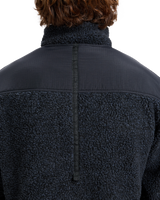 Shallow Water Full Zip Fleece Jacket in Indian Ink Heather