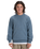The Quiksilver Mens Slow Song Neppy Jumper in Ashley Blue