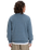 The Quiksilver Mens Slow Song Neppy Jumper in Ashley Blue