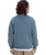 The Quiksilver Mens Slow Song Neppy Jumper in Ashley Blue