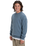 The Quiksilver Mens Slow Song Neppy Jumper in Ashley Blue