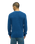 The Quiksilver Mens Waffle Sweatshirt in Dark Denim