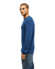 The Quiksilver Mens Waffle Sweatshirt in Dark Denim