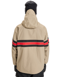 The Quiksilver Mens Steeze Technical Jacket in Fallen Rock