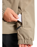The Quiksilver Mens Steeze Technical Jacket in Fallen Rock