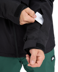 The Quiksilver Mens Titano Technical Snow Jacket in True Black