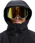 The Quiksilver Mens Titano Technical Snow Jacket in True Black