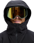 The Quiksilver Mens Titano Technical Snow Jacket in True Black