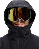 The Quiksilver Mens Titano Technical Snow Jacket in True Black