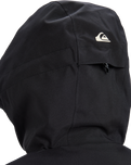 The Quiksilver Mens Titano Technical Snow Jacket in True Black