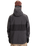 The Quiksilver Mens High In The Hood Technical Snow Jacket in True Black