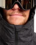 The Quiksilver Mens High In The Hood Technical Snow Jacket in True Black