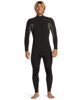 The Quiksilver Everyday Sessions 4/3mm Chest Zip Wetsuit in Thyme | Available at Anns Cottage