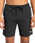 The Quiksilver Mens Omni Training Shorts in Black