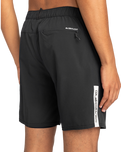The Quiksilver Mens Omni Training Shorts in Black