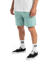 The Quiksilver Mens Taxer Walkshorts in Aquifer