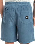 The Quiksilver Mens Taxer Cord Walkshorts in Coronet Blue