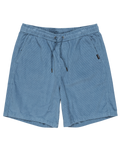 The Quiksilver Mens Taxer Cord Walkshorts in Coronet Blue