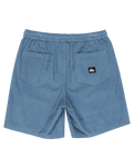 The Quiksilver Mens Taxer Cord Walkshorts in Coronet Blue