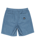 The Quiksilver Mens Taxer Cord Walkshorts in Coronet Blue