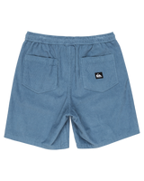 The Quiksilver Mens Taxer Cord Walkshorts in Coronet Blue