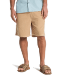Taxer Cord Walkshorts in Khaki