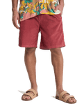 Taxer Cord Walkshorts in Burnt Russet