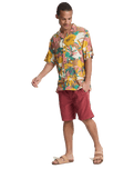 Taxer Cord Walkshorts in Burnt Russet
