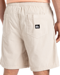 The Quiksilver Mens Taxer Cord Walkshorts in Wind Chime