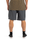 The Quiksilver Mens Taxer Cargo Walkshorts in Iron Gate