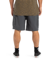 The Quiksilver Mens Taxer Cargo Walkshorts in Iron Gate