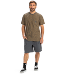 The Quiksilver Mens Taxer Cargo Walkshorts in Iron Gate