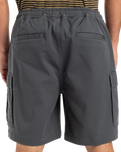 The Quiksilver Mens Taxer Cargo Walkshorts in Iron Gate