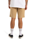 The Quiksilver Mens MW Chino Straight Walkshorts in Khaki