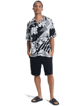 The Quiksilver Mens Chino Straight Walkshorts in Black