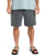 The Quiksilver Mens Taxer Global Heat Walkshorts in Dark Shadow