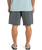 The Quiksilver Mens Taxer Global Heat Walkshorts in Dark Shadow