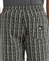 The Quiksilver Mens Taxer Jacquard Street Way Shorts in Black Street Way