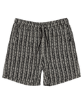 The Quiksilver Mens Taxer Jacquard Street Way Shorts in Black Street Way