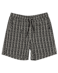 The Quiksilver Mens Taxer Jacquard Street Way Shorts in Black Street Way