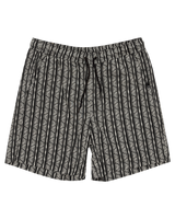 The Quiksilver Mens Taxer Jacquard Street Way Shorts in Black Street Way