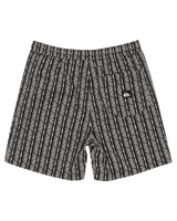 The Quiksilver Mens Taxer Jacquard Street Way Shorts in Black Street Way