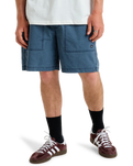 The Quiksilver Mens Taxer Fatigue Walkshorts in Dark Navy