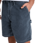 Mercury Carpenter Walkshorts in Black