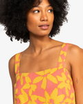 The Quiksilver Womens Collection Womens Uni Jumpsuit in Canyon Clay 2 Tones Flower