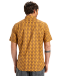 The Quiksilver Mens Apero Organic Classic Shirt in Bran Florever
