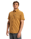 The Quiksilver Mens Apero Organic Classic Shirt in Bran Florever