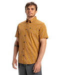 The Quiksilver Mens Apero Organic Classic Shirt in Bran Florever